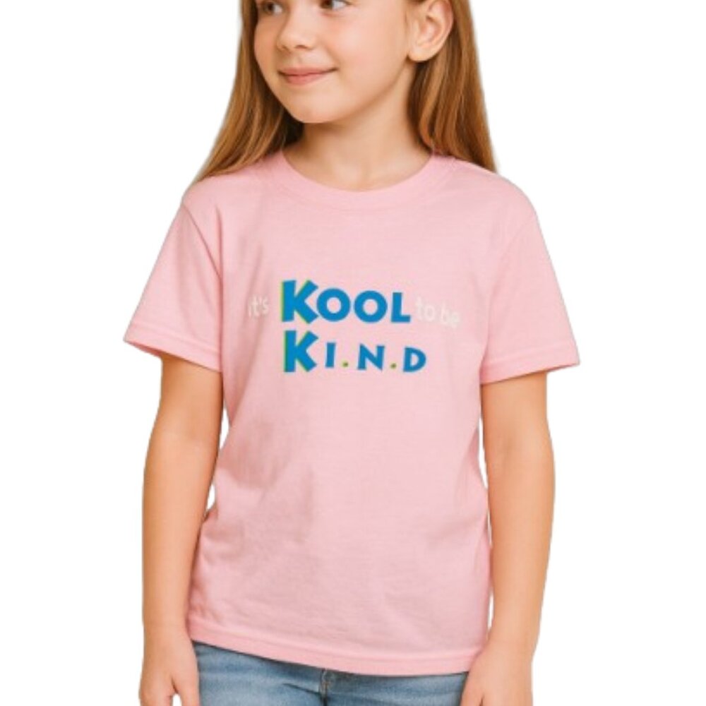 Next Level Apparel Girls Graphic Tee · Pink Short Sleeve Cotton · Medium 7/8